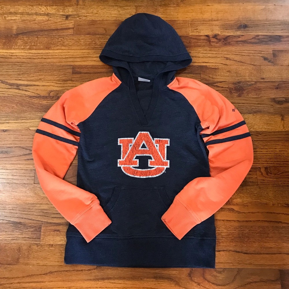 Columbia Auburn Pullover Hoodie Hooded Sweatshirt Shirt
Size Youth Medium Unisex